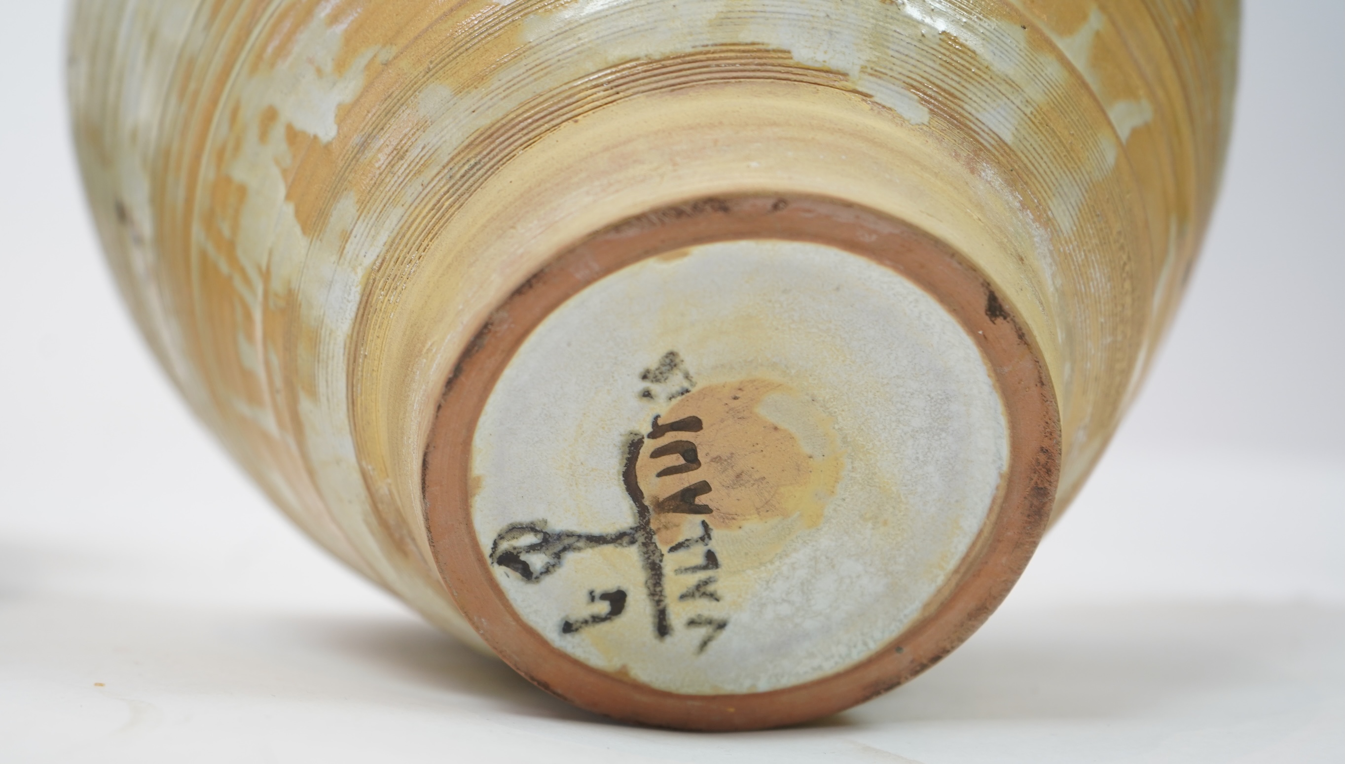 Gilbert Portanier (French, 1926-2023): Two large studio pottery bowls